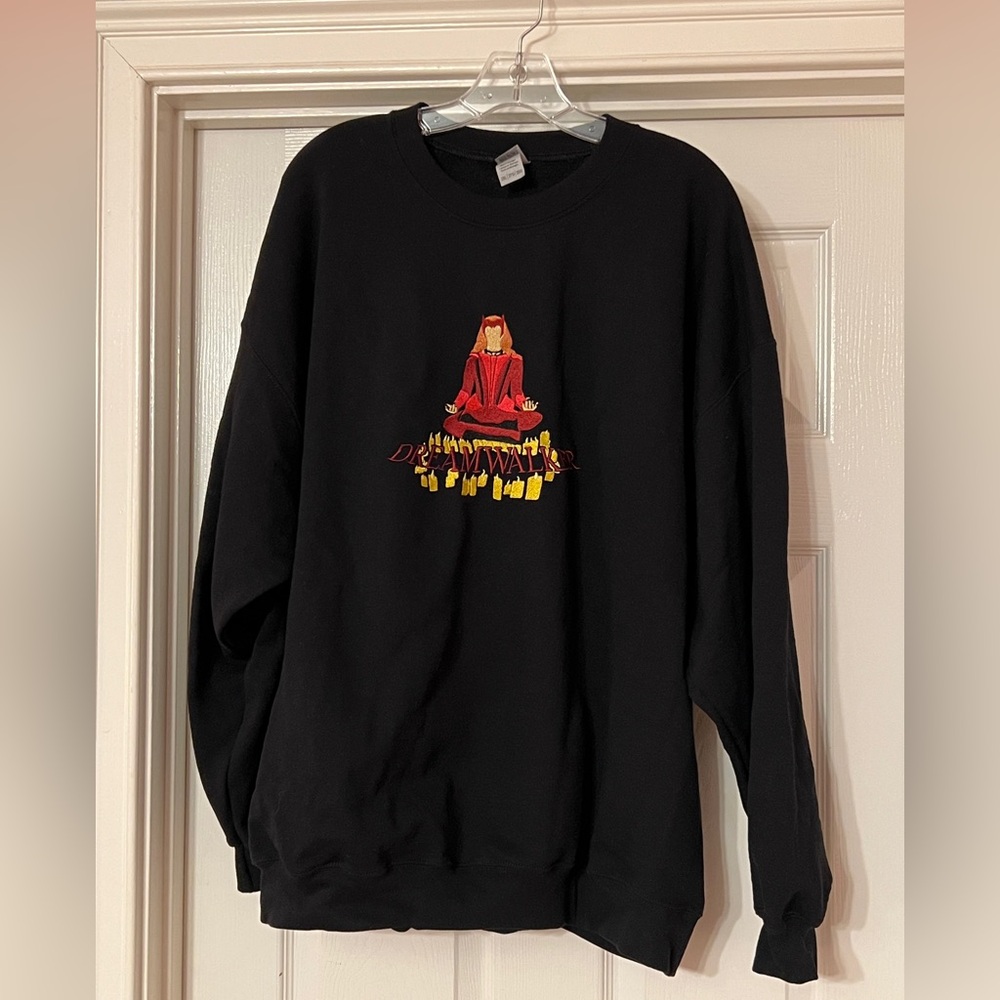 Scarlet Witch embroidered Dreamwalker Black sweatshirt 2XL